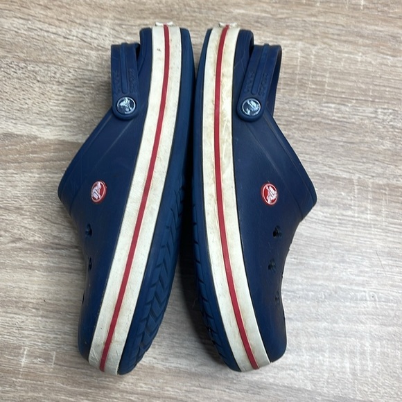 Disney X Crocs Collab Parks Mickey Cutout White Red Navy Blue Men 8 Ladies 10 - Picture 6 of 11